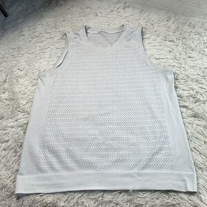 Lululemon Breeze By Muscle Tank II White / White